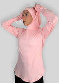 MALI Performance Hooded Top – Pink