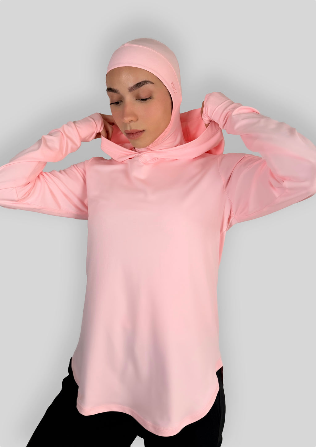 MALI Performance Hooded Top – Pink