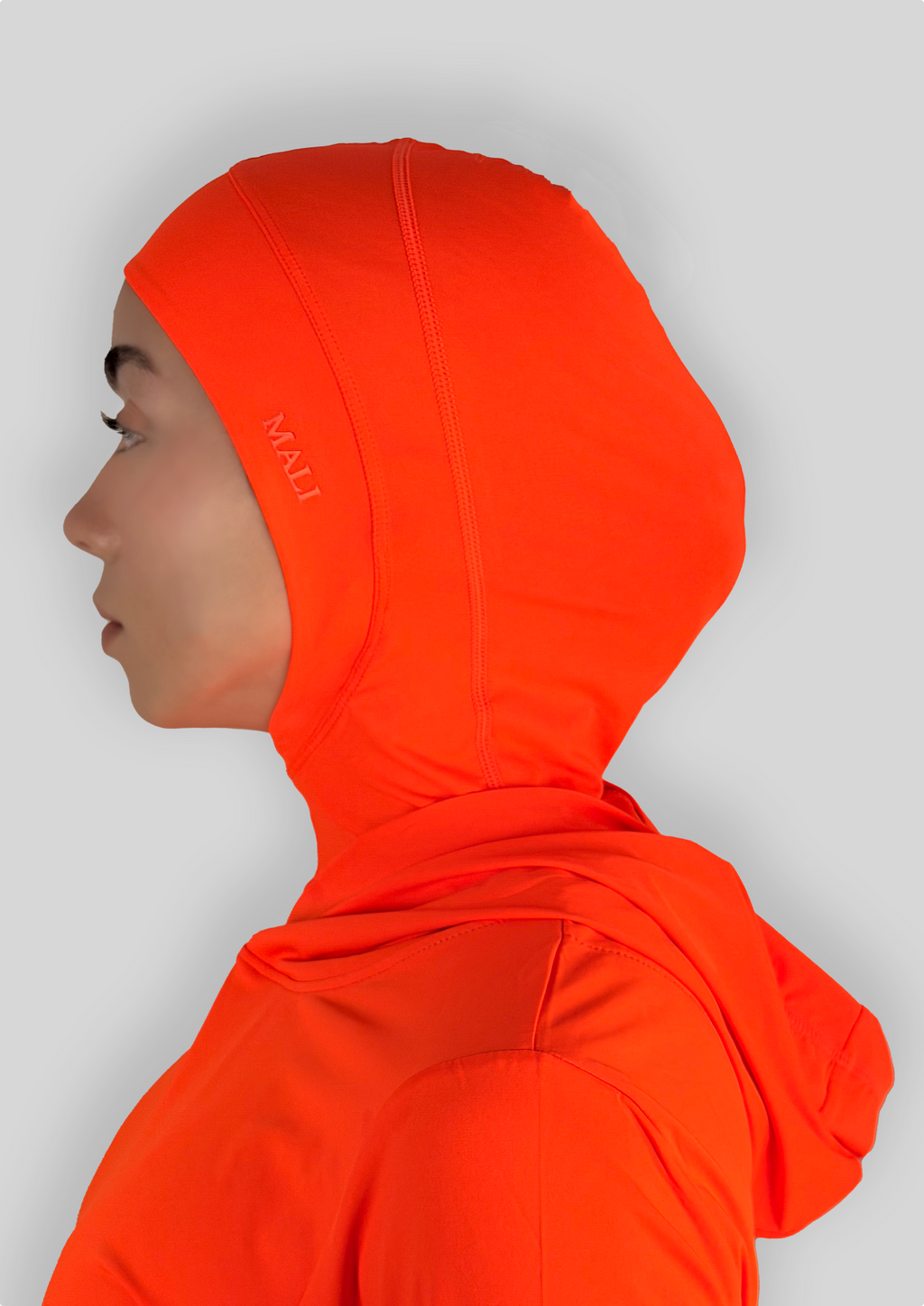 MALI Performance Sports Hijab - Neon Orange