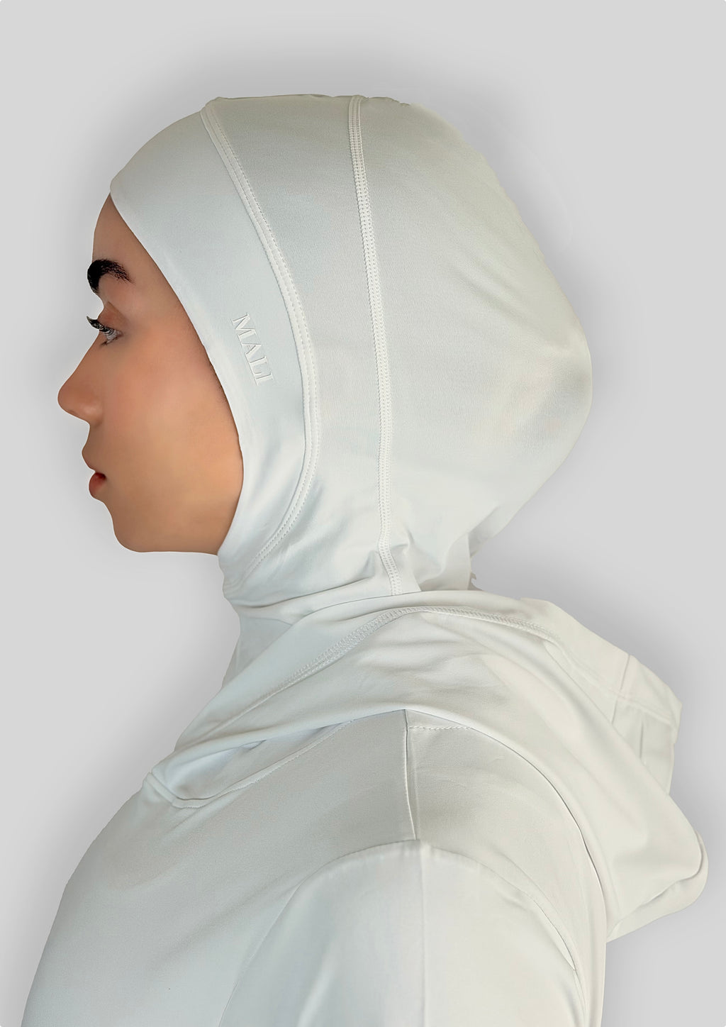 MALI Performance Sports Hijab - White