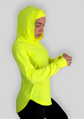MALI Performance Hooded Top – Neon Yellow